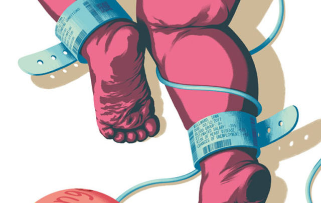 chained feet running