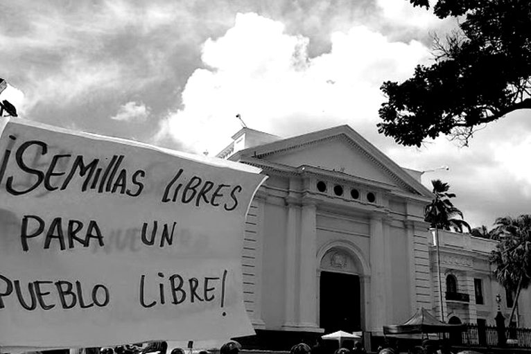 Free seed production protest