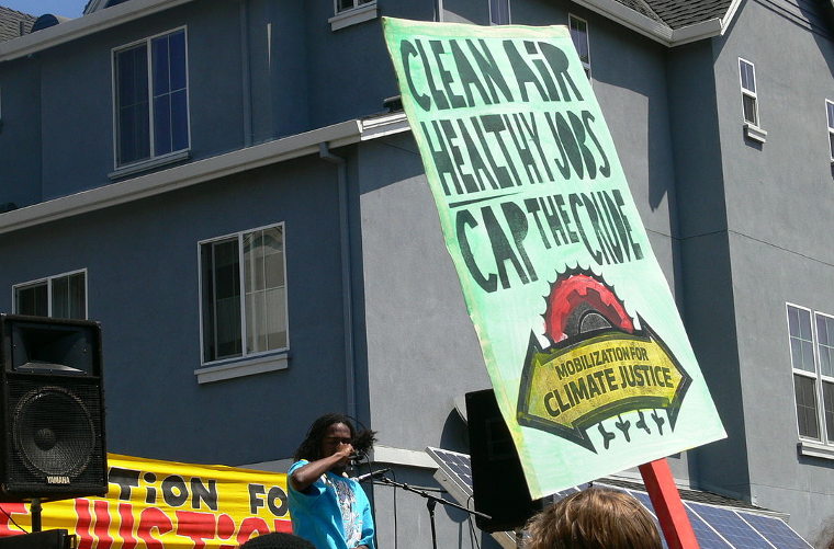 Climate justice march