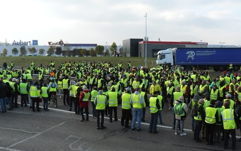 Yellow vest protest