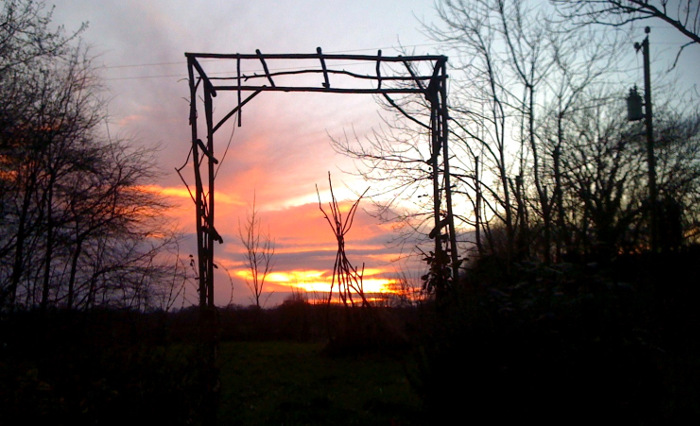 Winter sunset over the Bog of Allen. Brian Kaller.