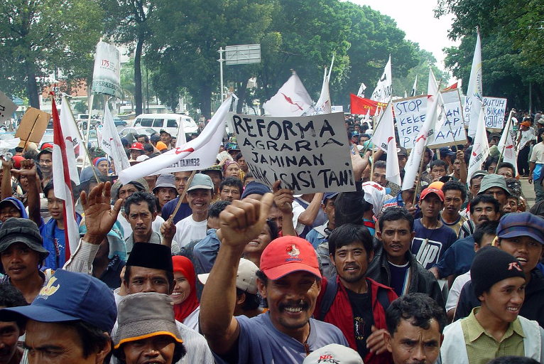 land reform protest