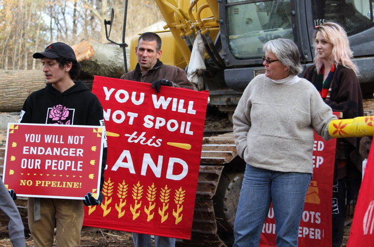 pipeline protest group