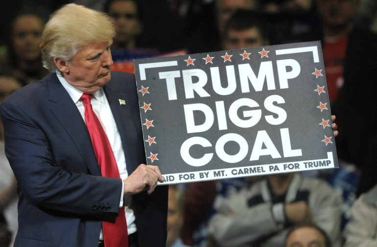 Trump Digs Coal