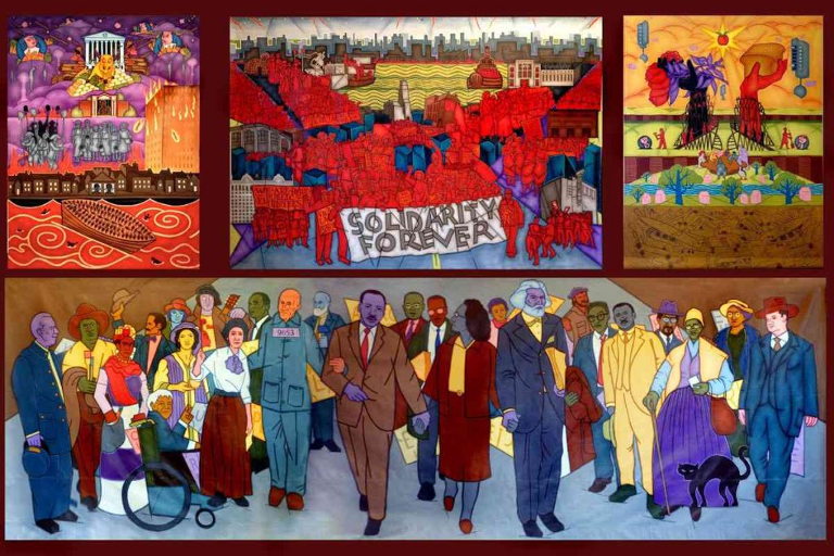 City at the Crossroads mural