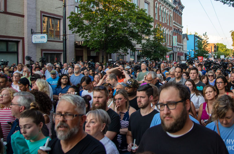 Dayton Ohio shooting victim vigil
