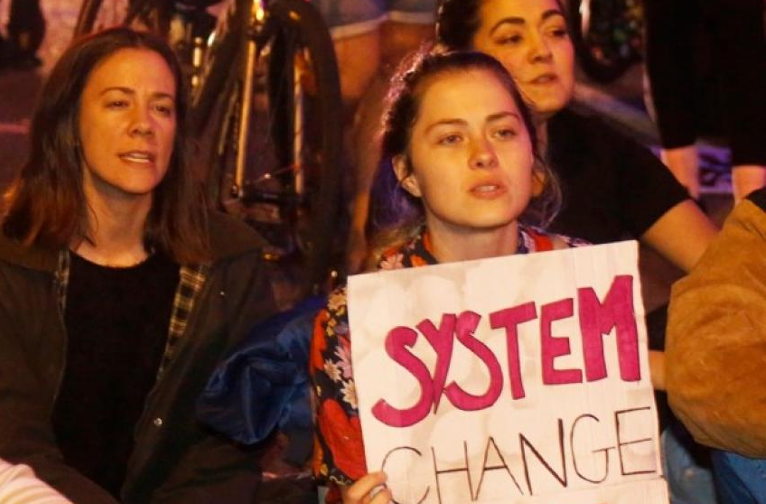 System change not climate change