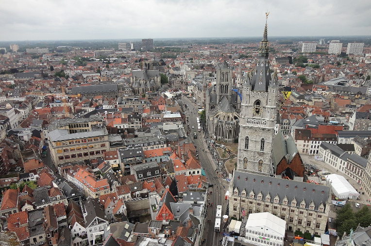 Ghent from above