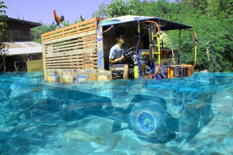 River flooding in Asia