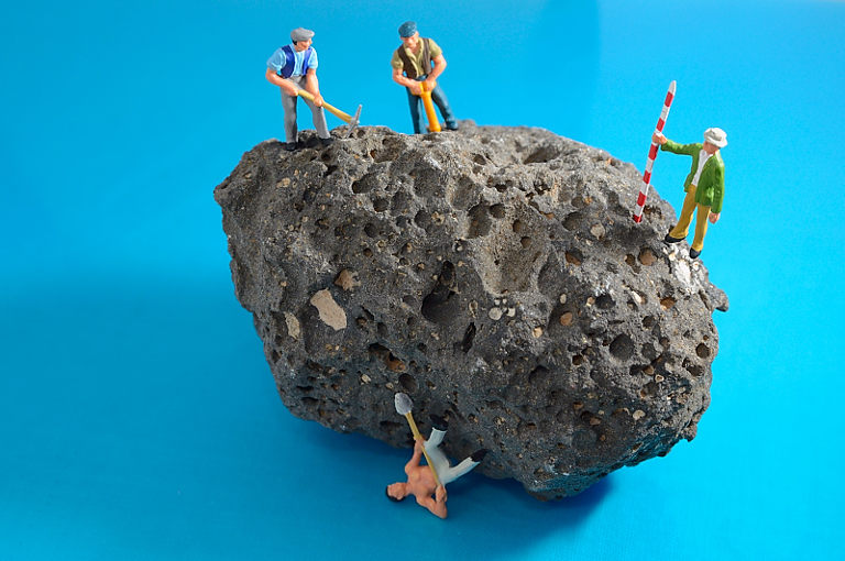 Working on the Asteroid