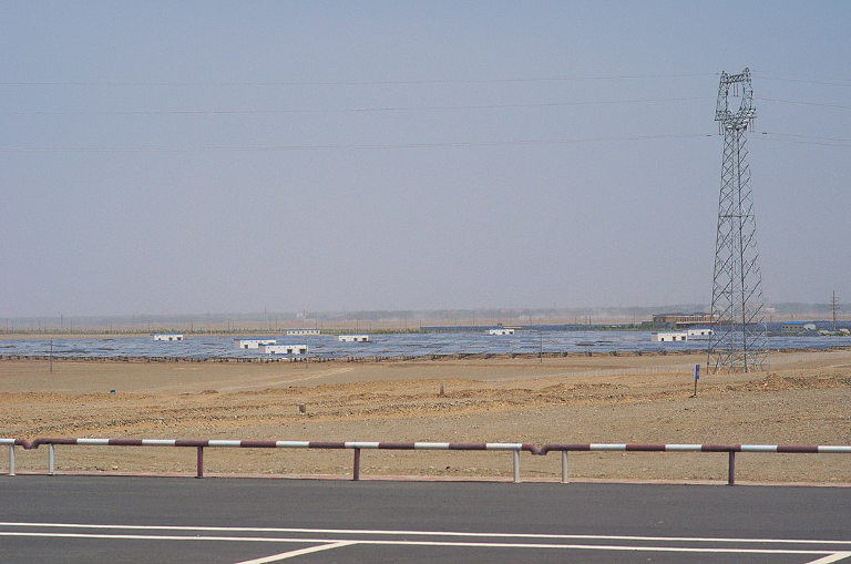 Chinese solar park