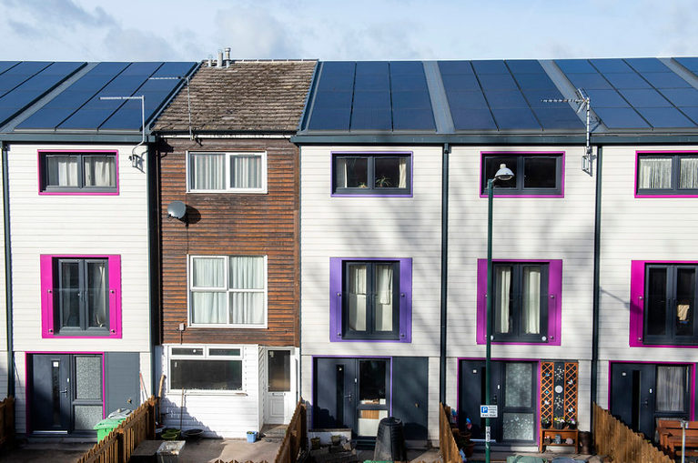 Retrofitted homes in Nottingham