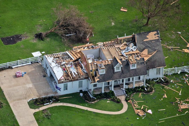 Hurricane Laura damage