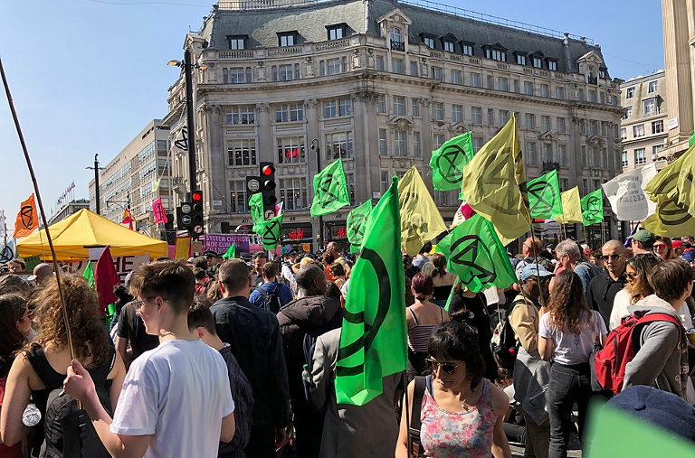 XR protest in London