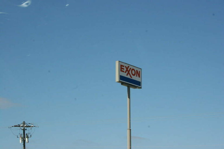 Exxon sign