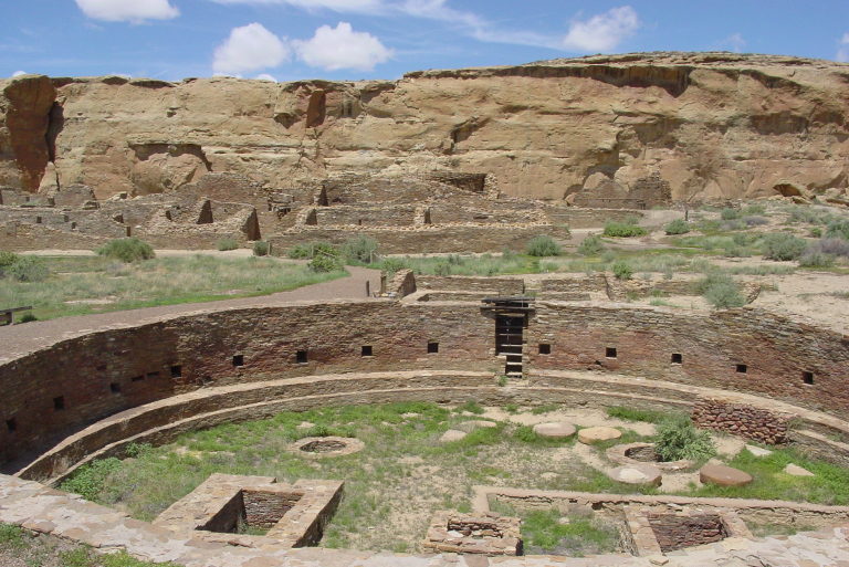 Chaco Canyon water runoff