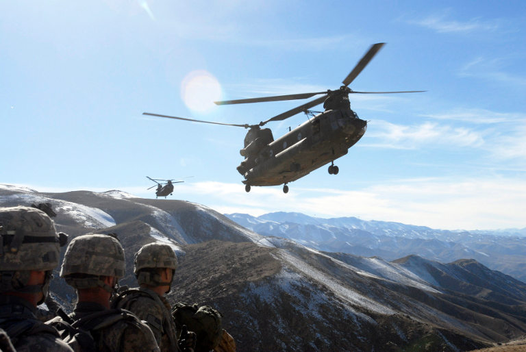 US choppers in Afghanistan