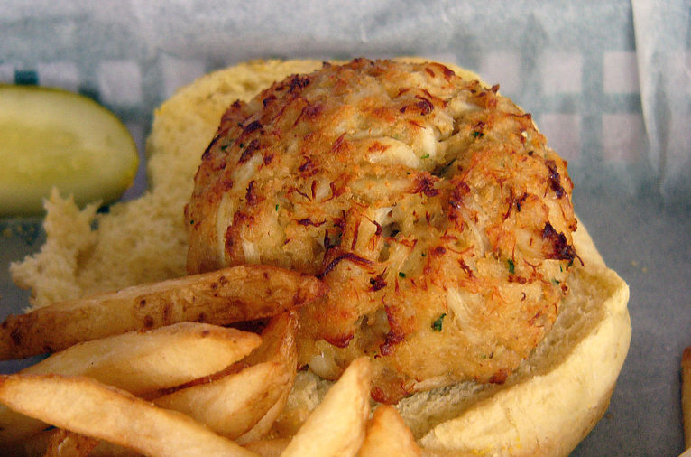 Maryland crab cake