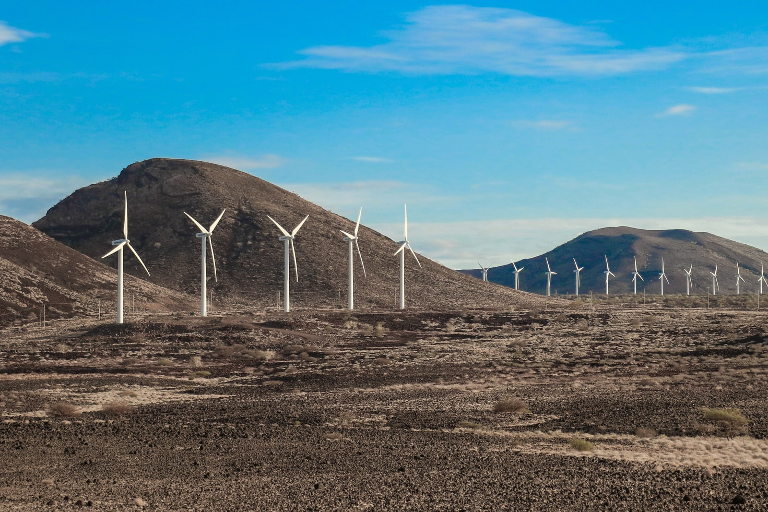 Wind turbines in Kenya