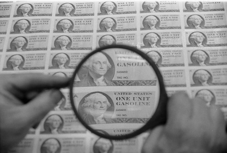 gas rationing stamps
