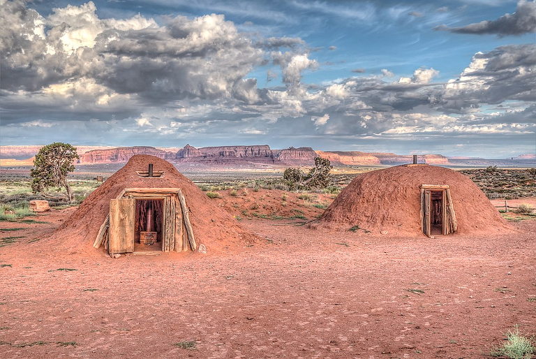 Navajo hogans