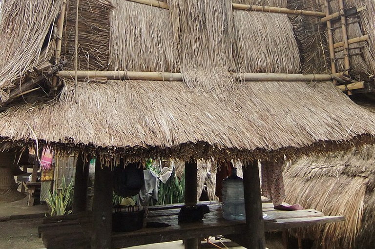Traditional Indonesian rice barn