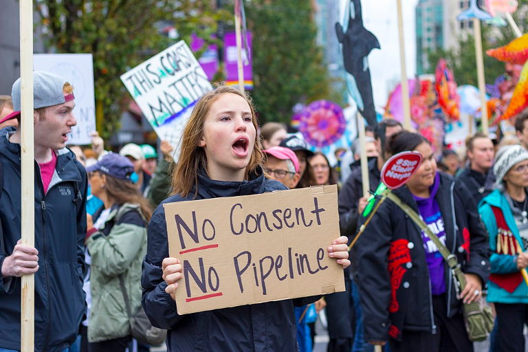 pipeline protest