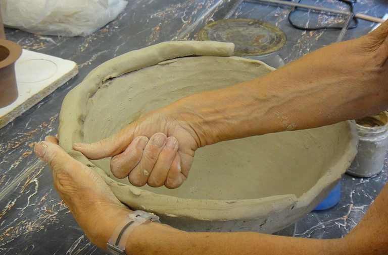 making pottery