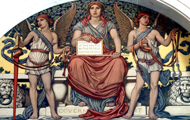 Government by the people mural