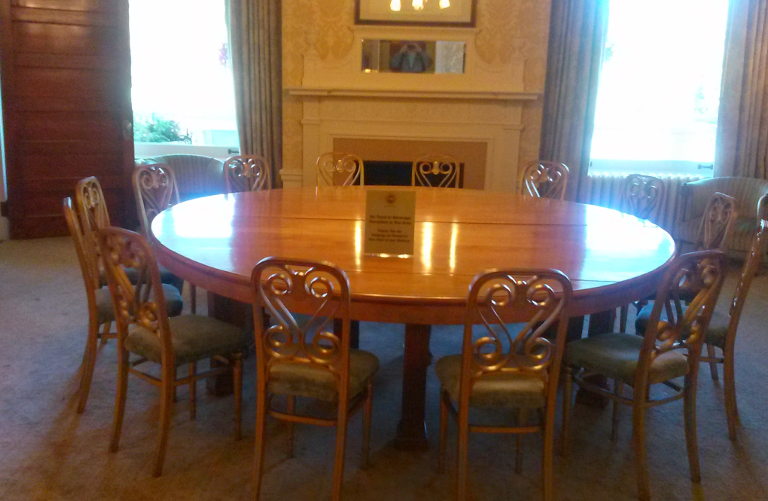 Gold Room where World Bank was established at the Mount Washington Hotel.