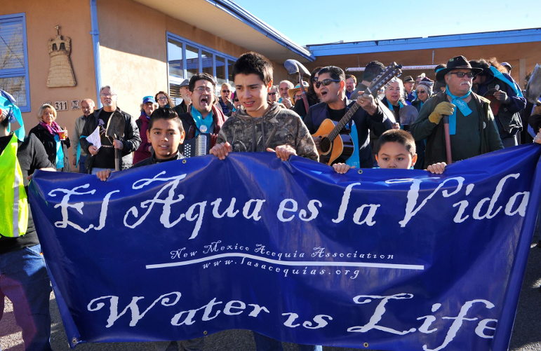 acequia protest