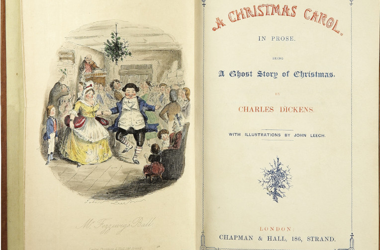 Illustration from an edition of A Christmas Carol