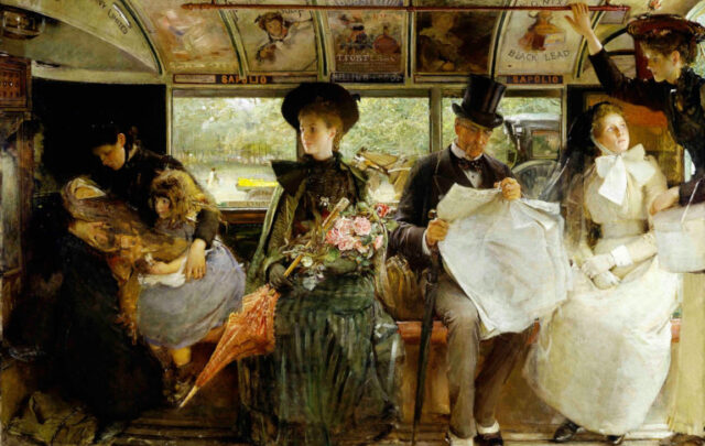 advertising in late 1800s omnibus