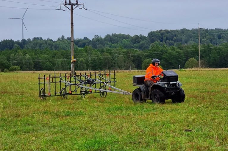 Geophysical survey using magnetometer
