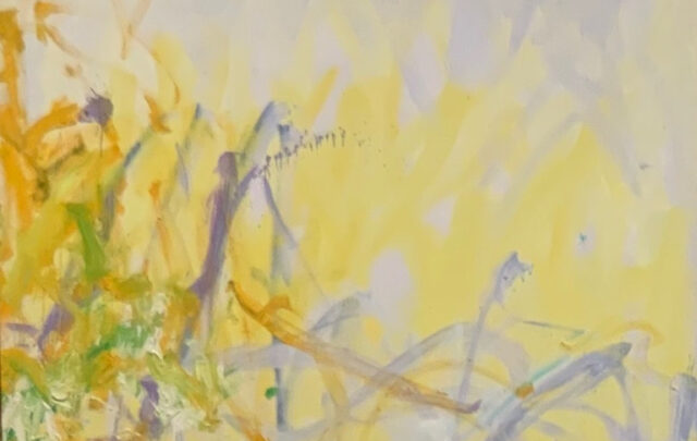 From "Minnesota" 1980 by Joan Mitchell