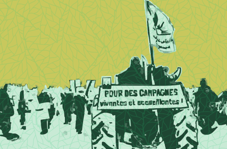 confédération paysanne poster