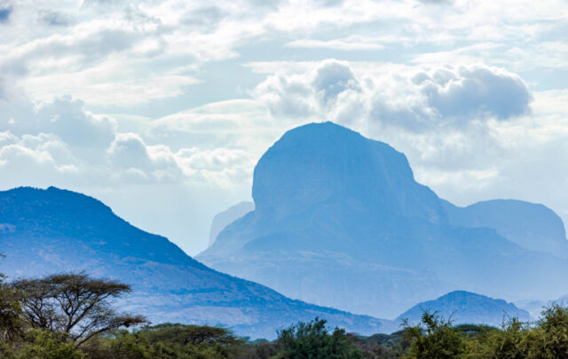 Landscape around Mount Nyiro Kenya