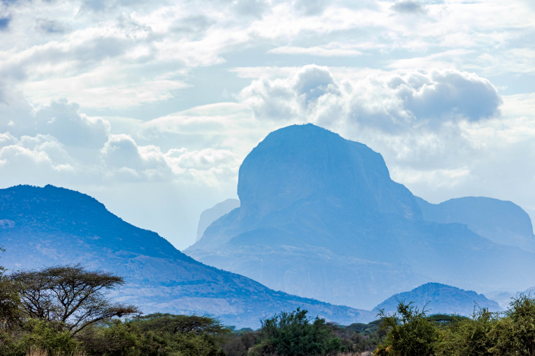 Landscape around Mount Nyiro Kenya