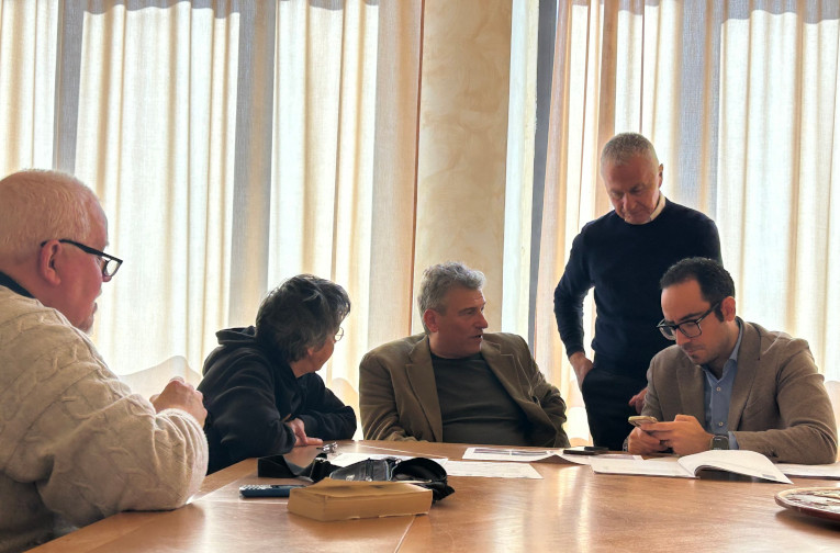 Meeting with Assisi government officials