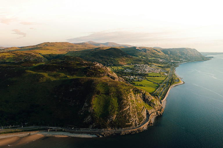 North Wales at sunset