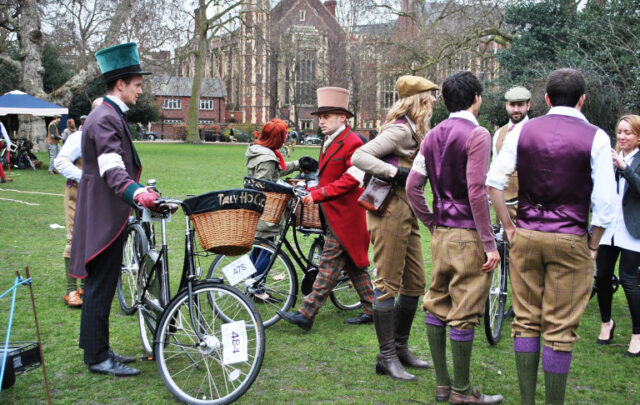 Tweed run bicycle race