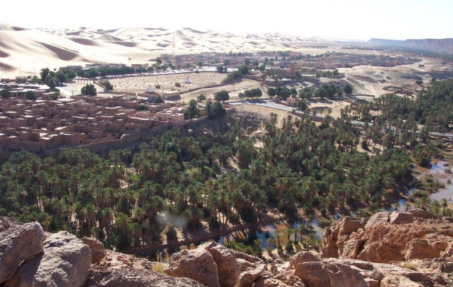 Oasis village in Algeria