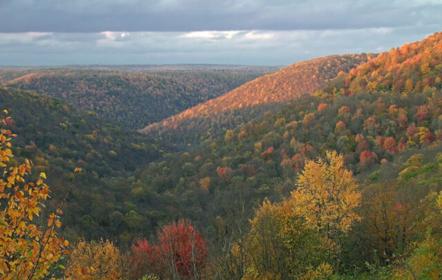 Tank Hollow Overlook in Carbon County, PA