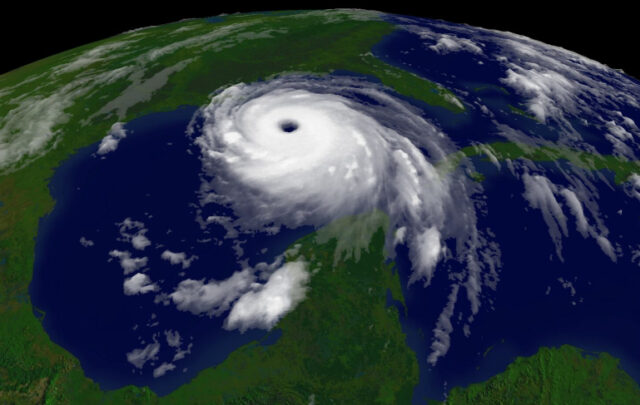 Hurrican Katrina image from NOAA