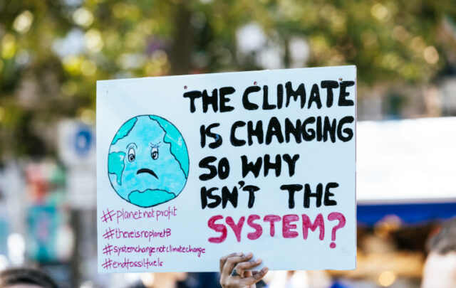 system change, not climate change