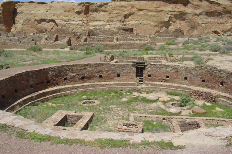 Ruins of Chaco Canyon Great Kiva