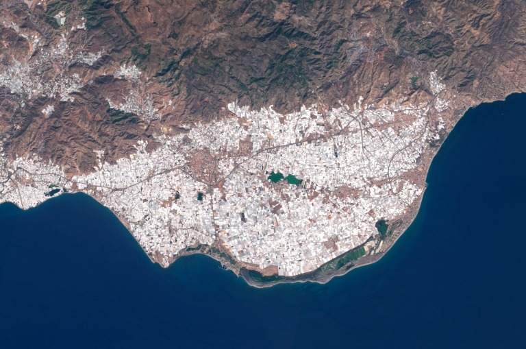 Mar de Plastico from space