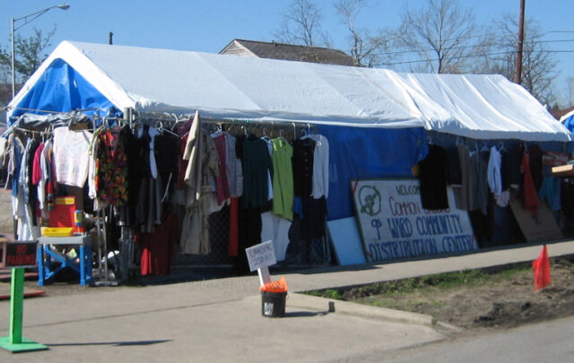 Common Ground relief effort about Hurricane Katrina in New Orleans