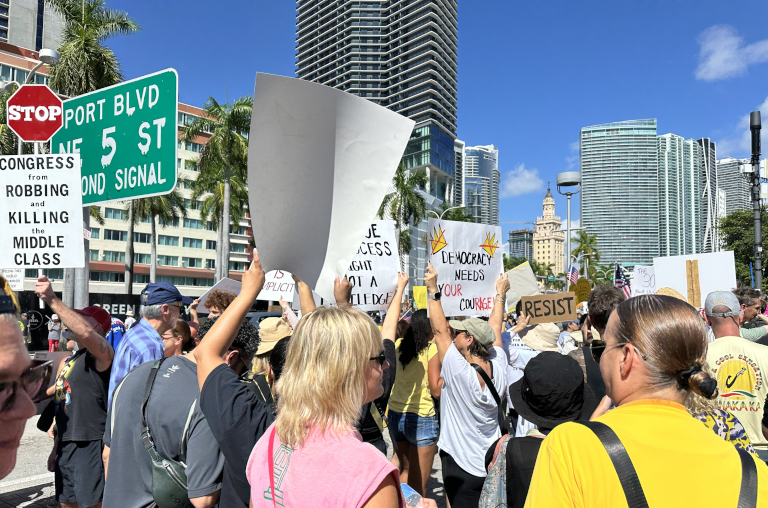 No Kings march in Miami