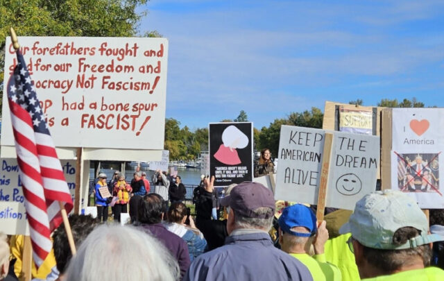 No Kings demo in Connecticut